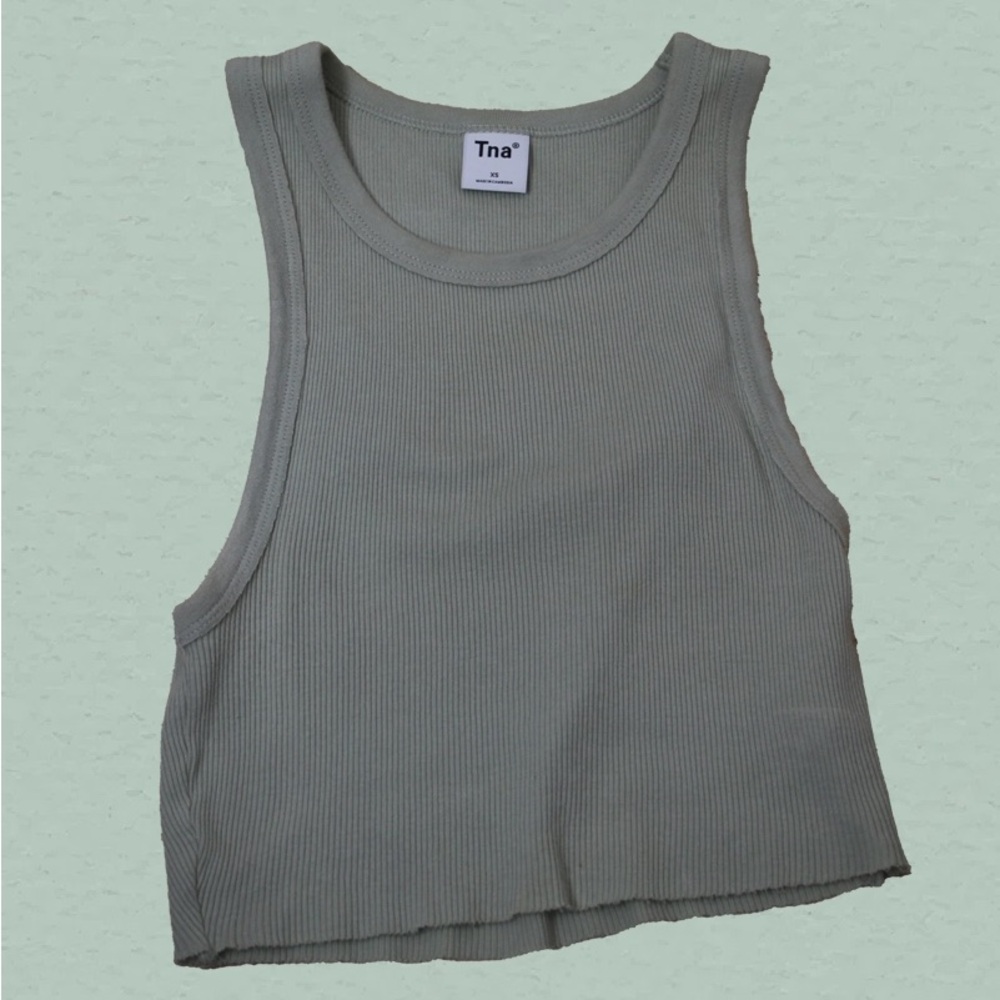 TNA Crew Waist Tank Sage Green